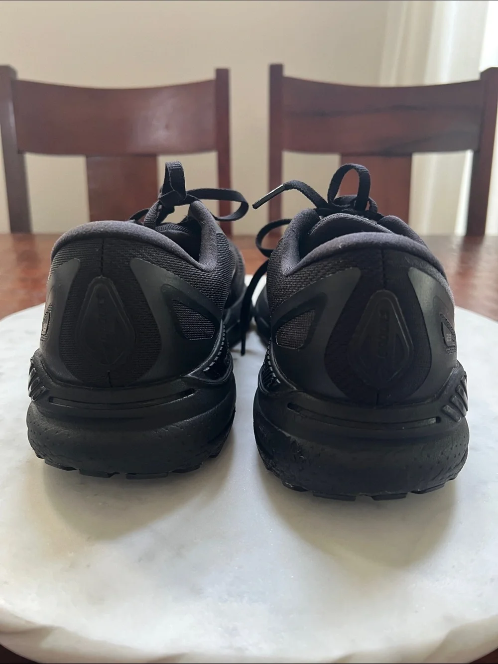 BROOKS Adrenaline GTS 23 Running Shoes Breathable Mesh Triple-Black Men's 10.5 D